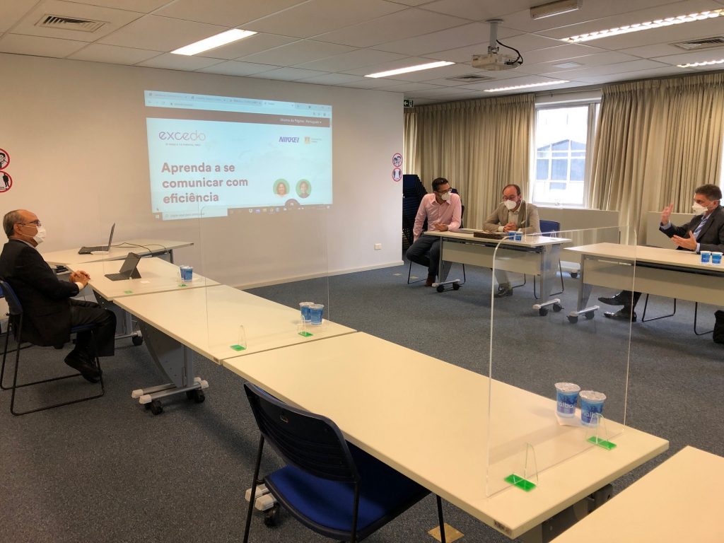 2021年8月12日 オンライン研修プログラム Excedo（エクセド）の一行が会議所を訪問