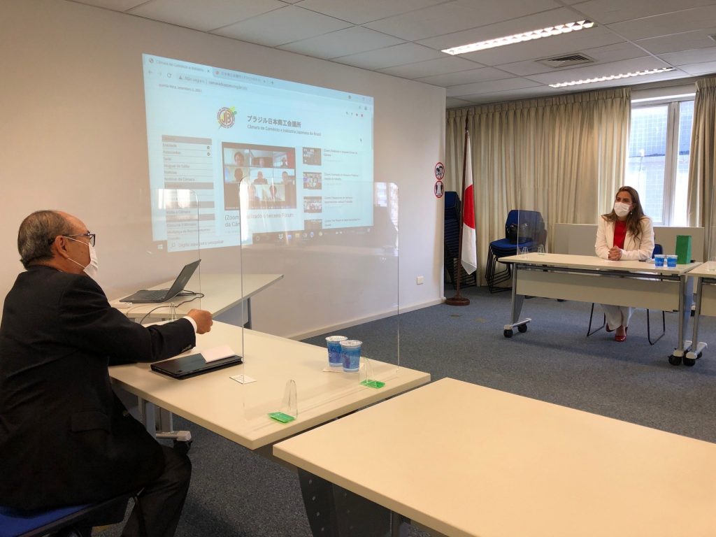 2021年9月2日 JCR do Brasil Farmacêuticos のTubel社長が訪問