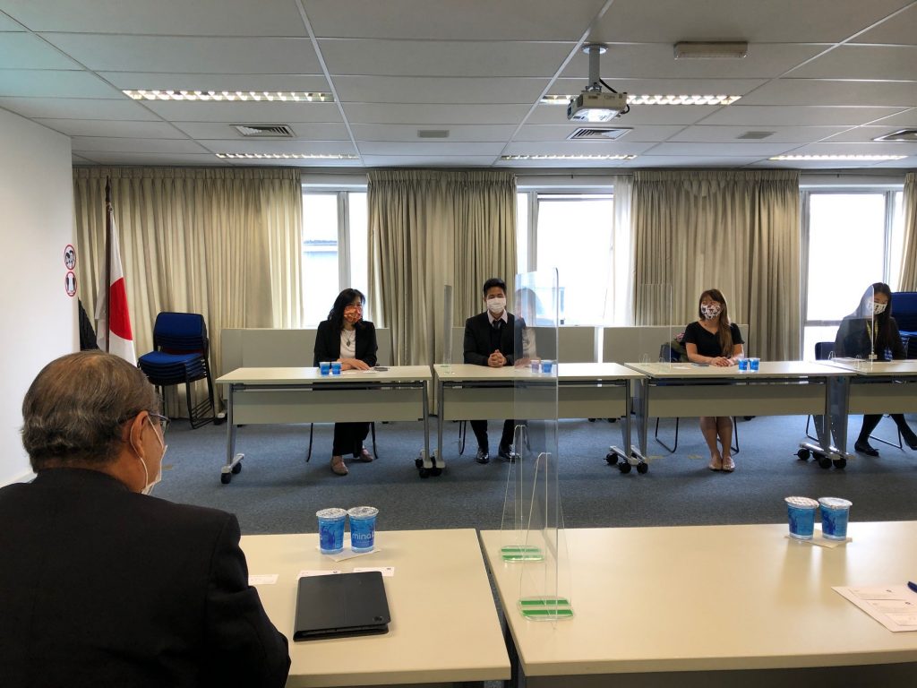 2021年9月23日 台湾貿易センター一行が訪問