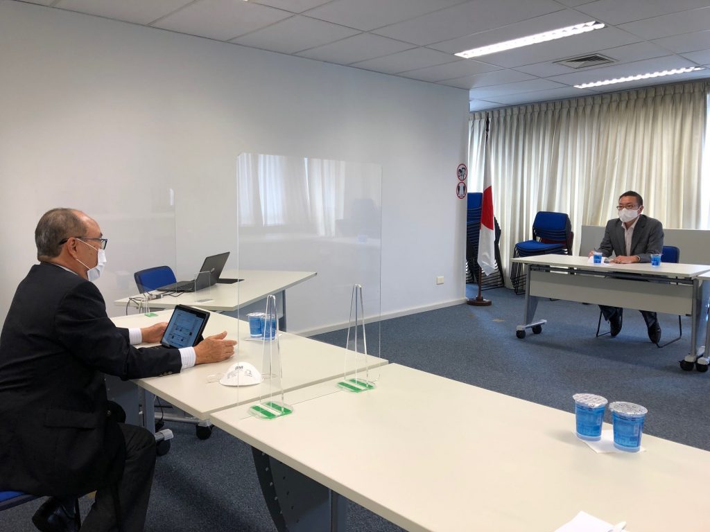 2021年10月26日 大使館の塩野書記官が会議所を訪問