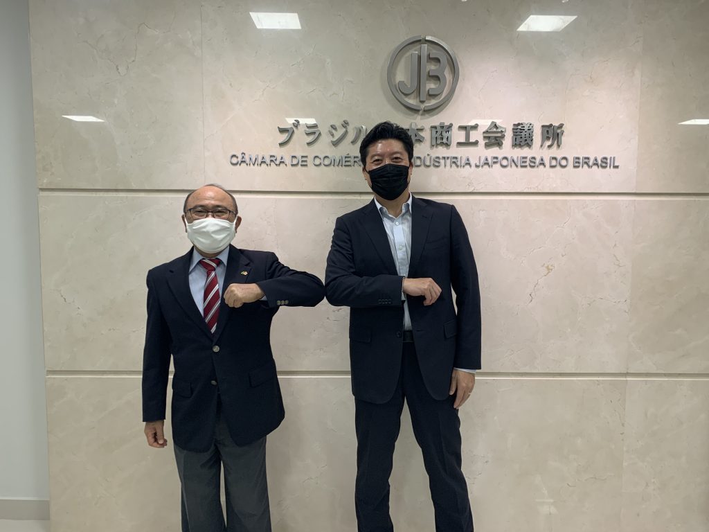 NTTDATA　Business　Solutions Brasilの矢澤取締役が対面訪問　2021年11月4日