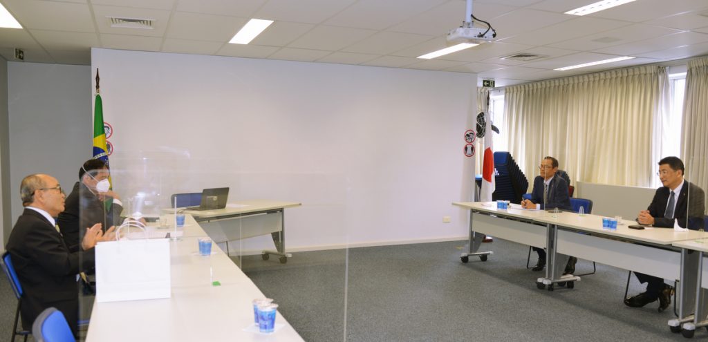 戸田建設一行が訪問　2021年11月10日