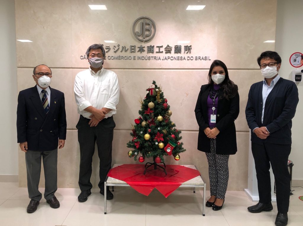 住友商事の市川鉄彦取締役が帰国挨拶で訪問　2021年12月2日