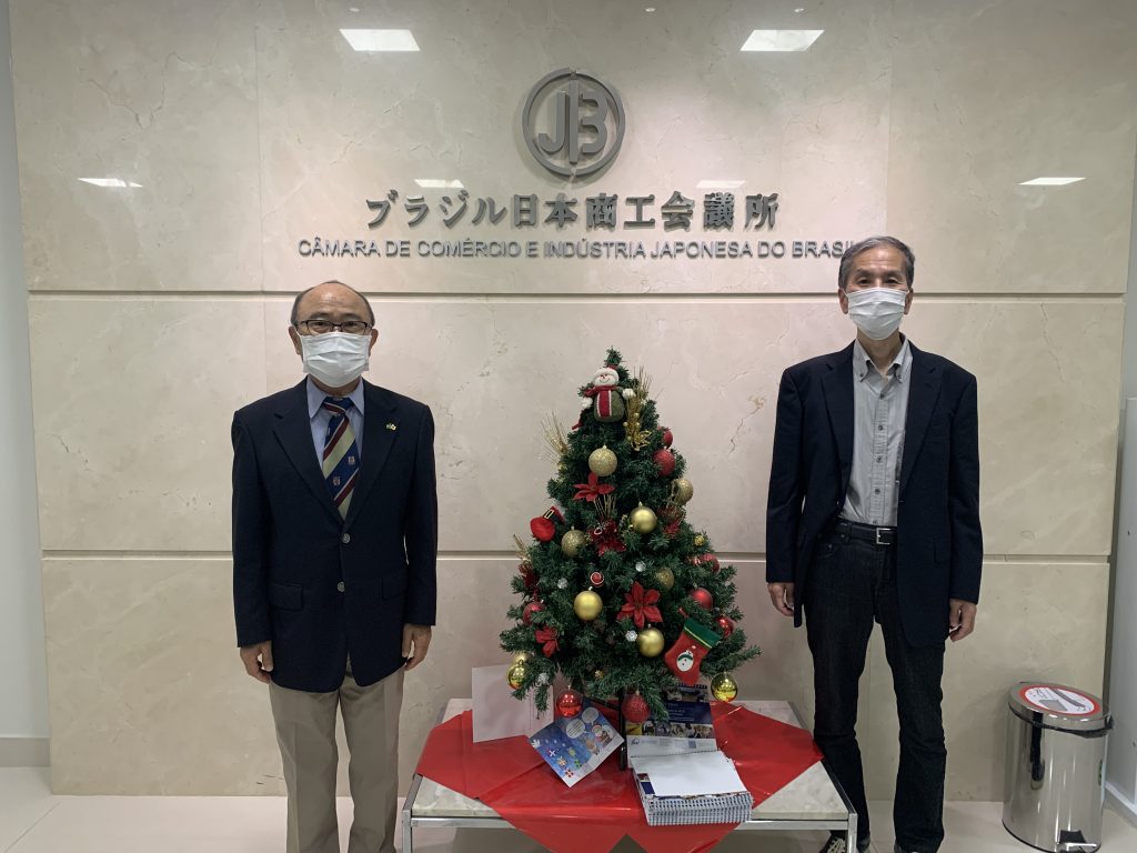 TPRブラジル、森本社長が会議所を訪問　021年12月17日