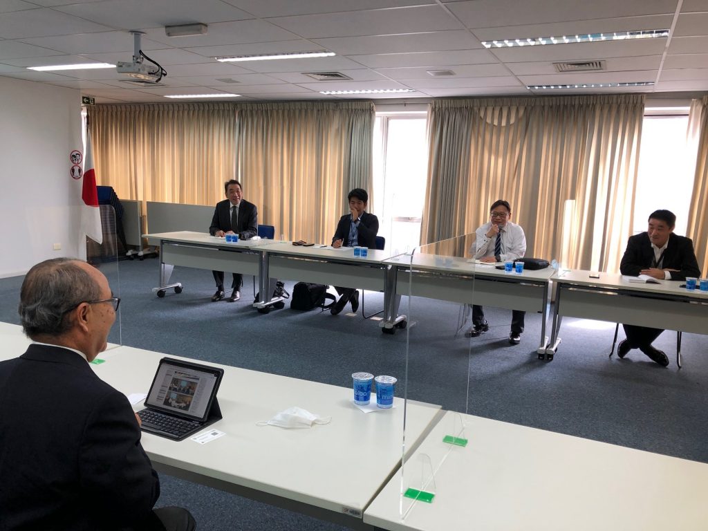 渉外広報委員会 井上副委員長と中村新副委員長（UBIK）が交代挨拶　