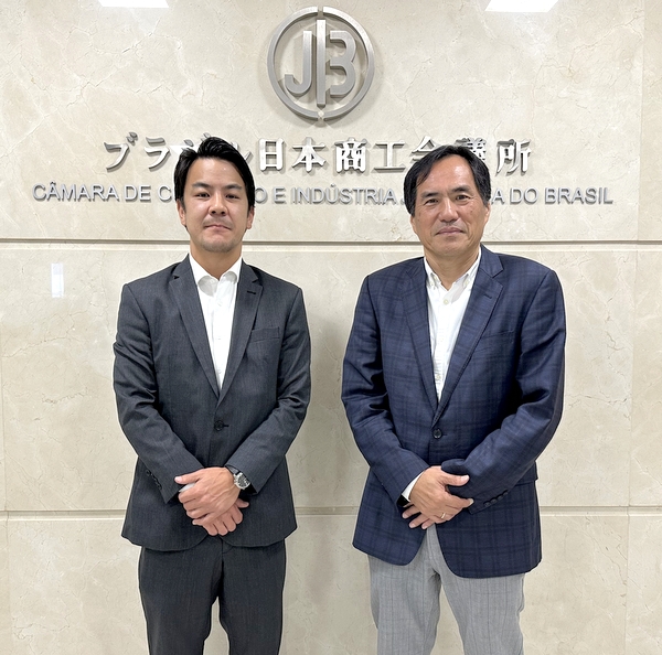 CSI Leasing Brasil社のエドアルド・ヤマザト アカウントマネージャーが訪問