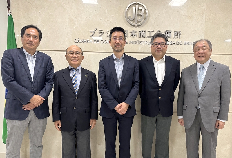 Celulose Nipo-Brasileira S.Aの中島隆取締役社長が訪問