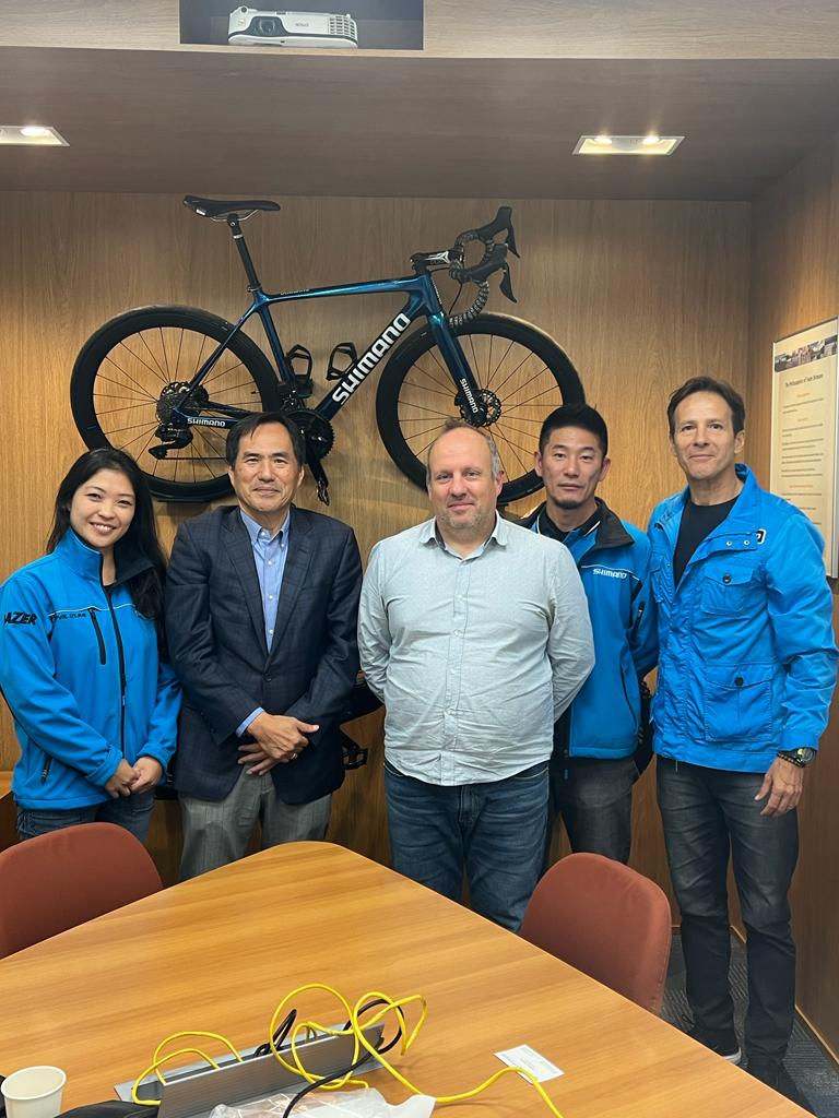 事務局長がSHIMANOオフィスを訪問
