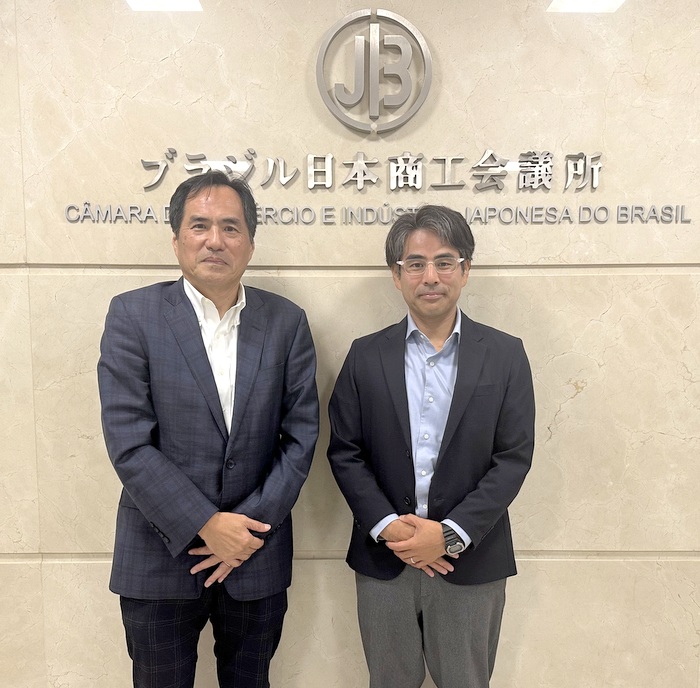 コマツブラジルインターナショナル社の磯田広太副社長が訪問