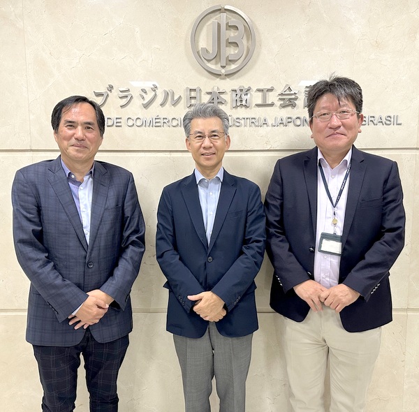 第一実業株式会社の二宮隆一代表取締役とブラジル第一実業の樋口喜芙社長が訪問