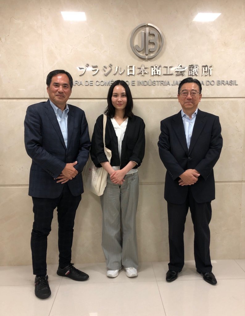 丸紅ブラジル会社の江坂喜達副社長及び新家有美子コンシューマープロダクツ&フォレストプロダクツ事業部プロジェクトリーダーが訪問　