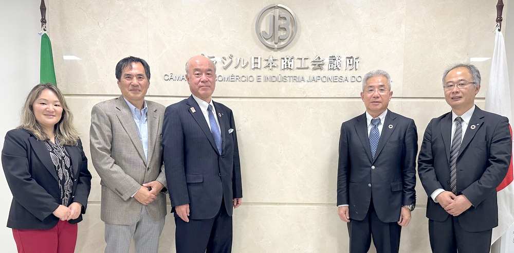 一般財団法人日伯協会の池田育嗣理事長及び井澤誠一常任理事一行が訪問