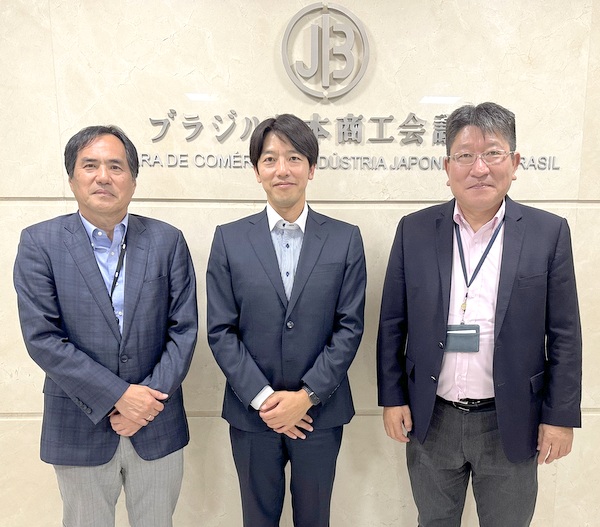 第一実業株式会社エレクトロニクス事業本部モジュールシステム部の原拓也並びにブラジル第一実業の樋口喜芙社長が訪問