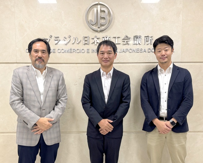 NTT do Brasil  Ltdaの水守信介社長と木村弘志グローバルセールスマネージャーが訪問