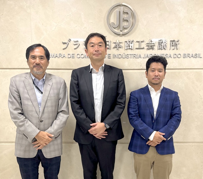 伊藤忠ブラジル会社の山口 久和社長、松本秀也繊維部長が訪問