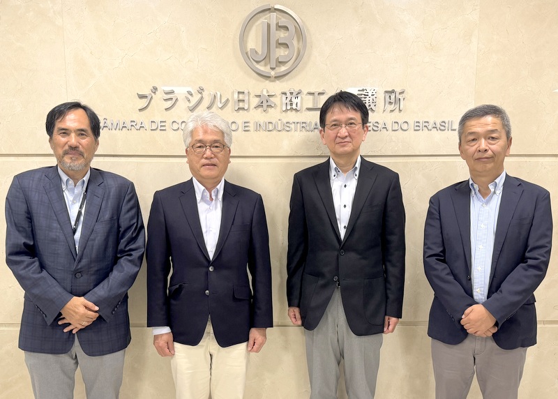 東洋紡株式会社の酒井太市代表取締役及び山添誠司執行役員が訪問